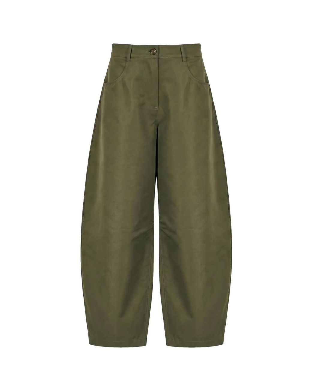 Anna Gatto Green Baloon Trousers