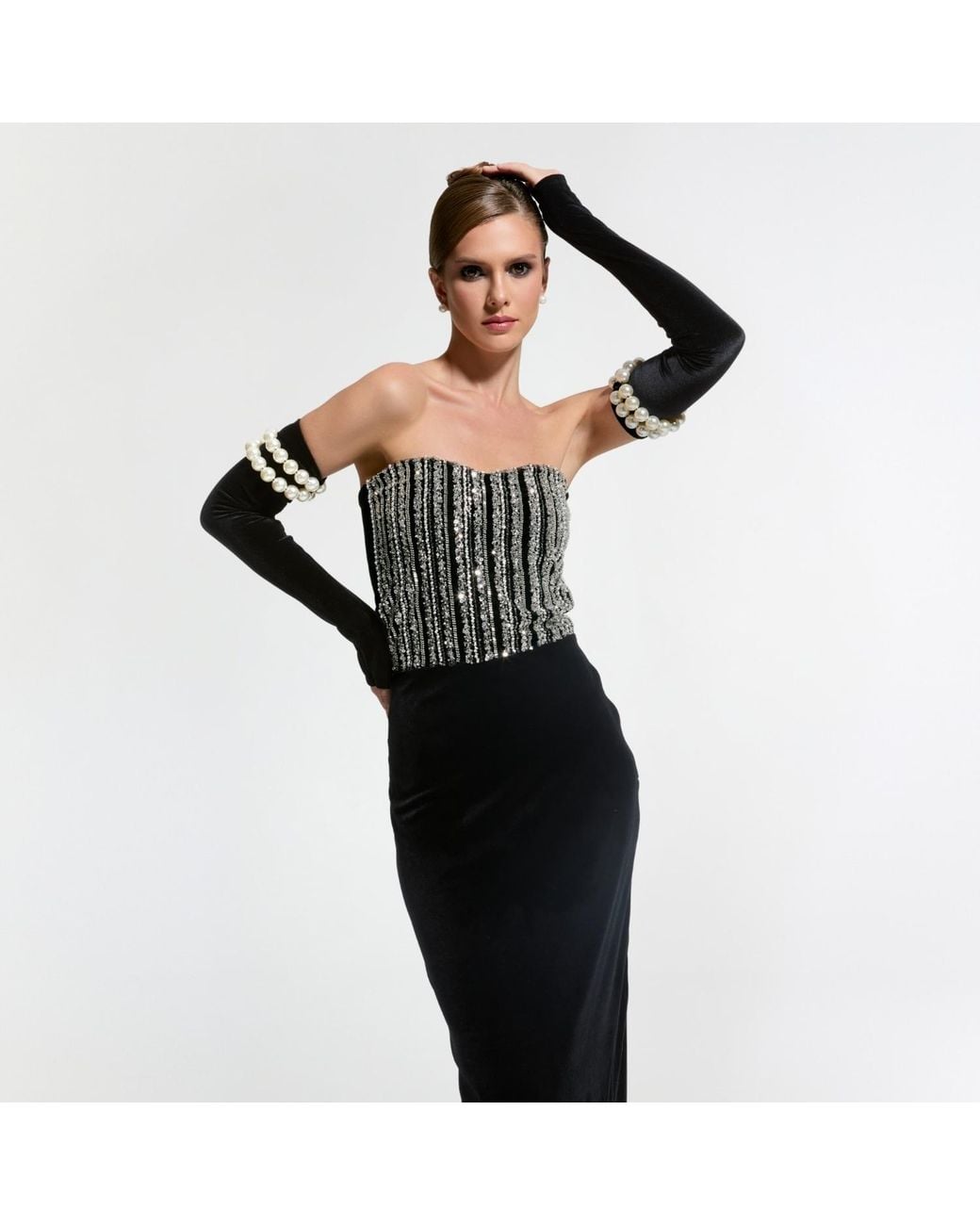 Nur Karaata Black Le Meurice Dress