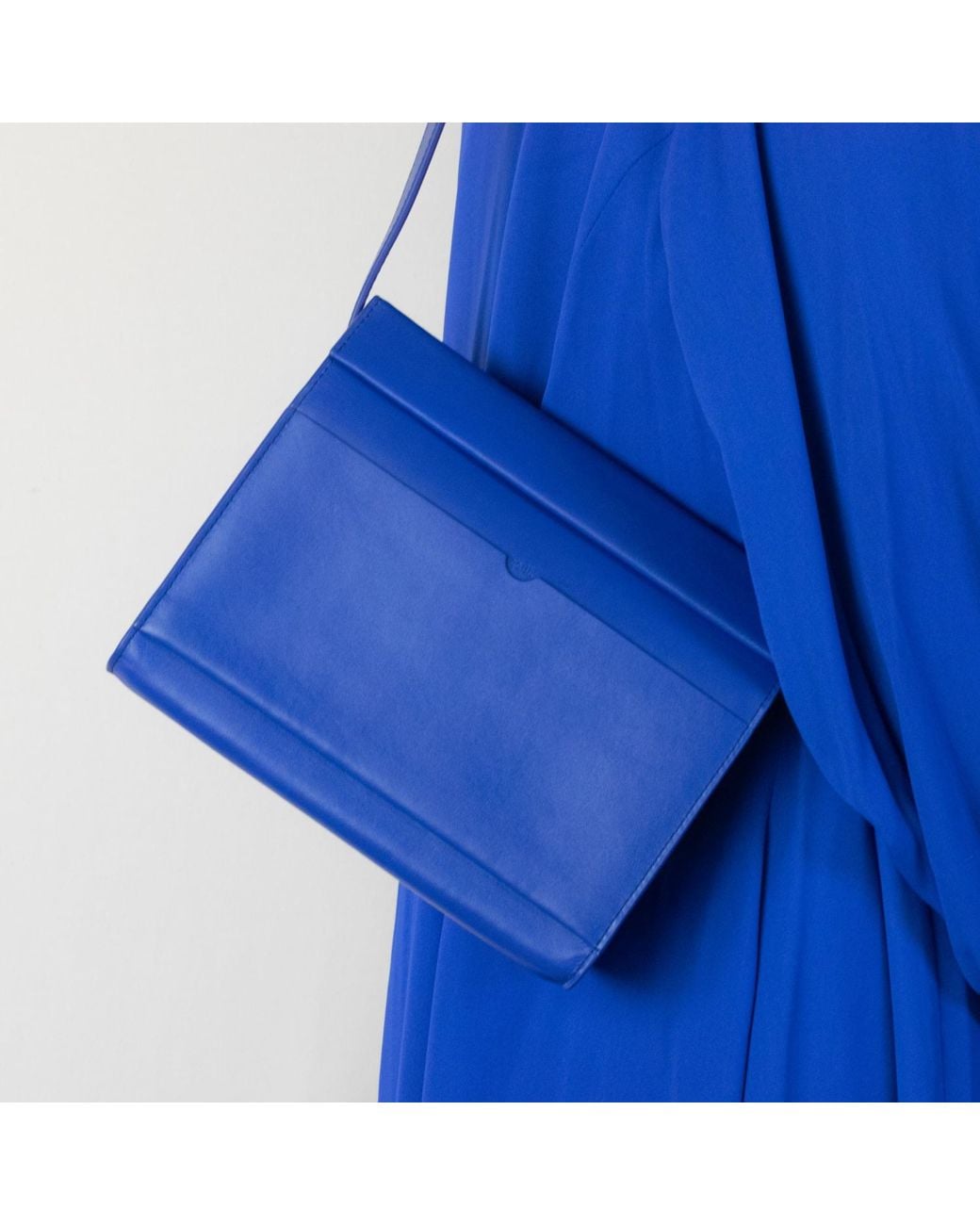 godi. Blue The Christy Handmade Adjustable Mini Shoulder Bag