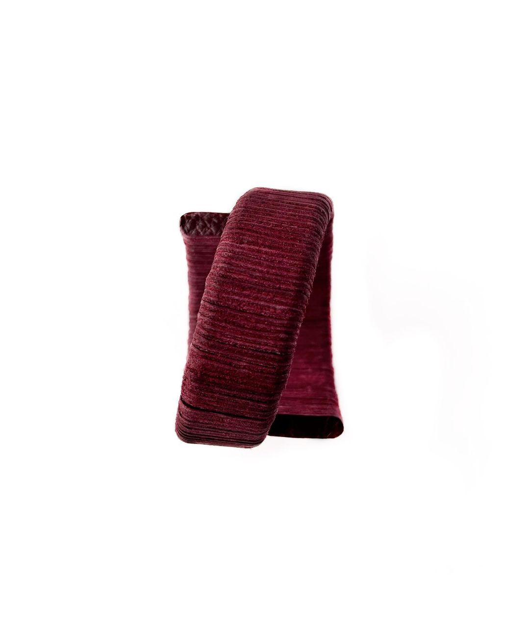WAIWAI Red Burgundy Leather Wrap Bracelet