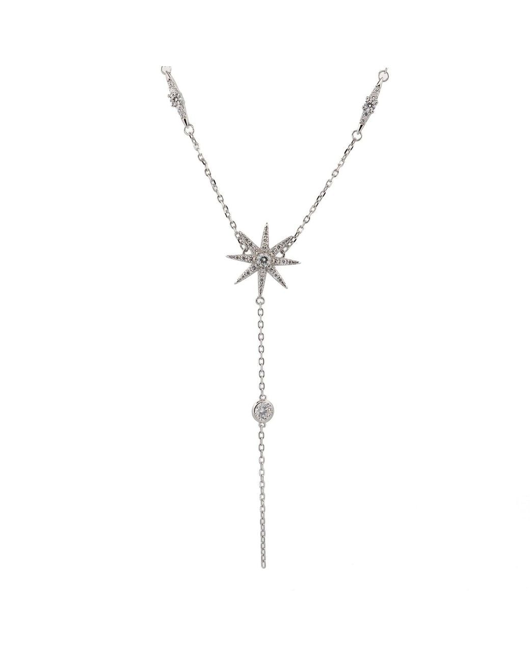 Ebru Jewelry Metallic Stellar Radiance Sterling & Diamond Necklace
