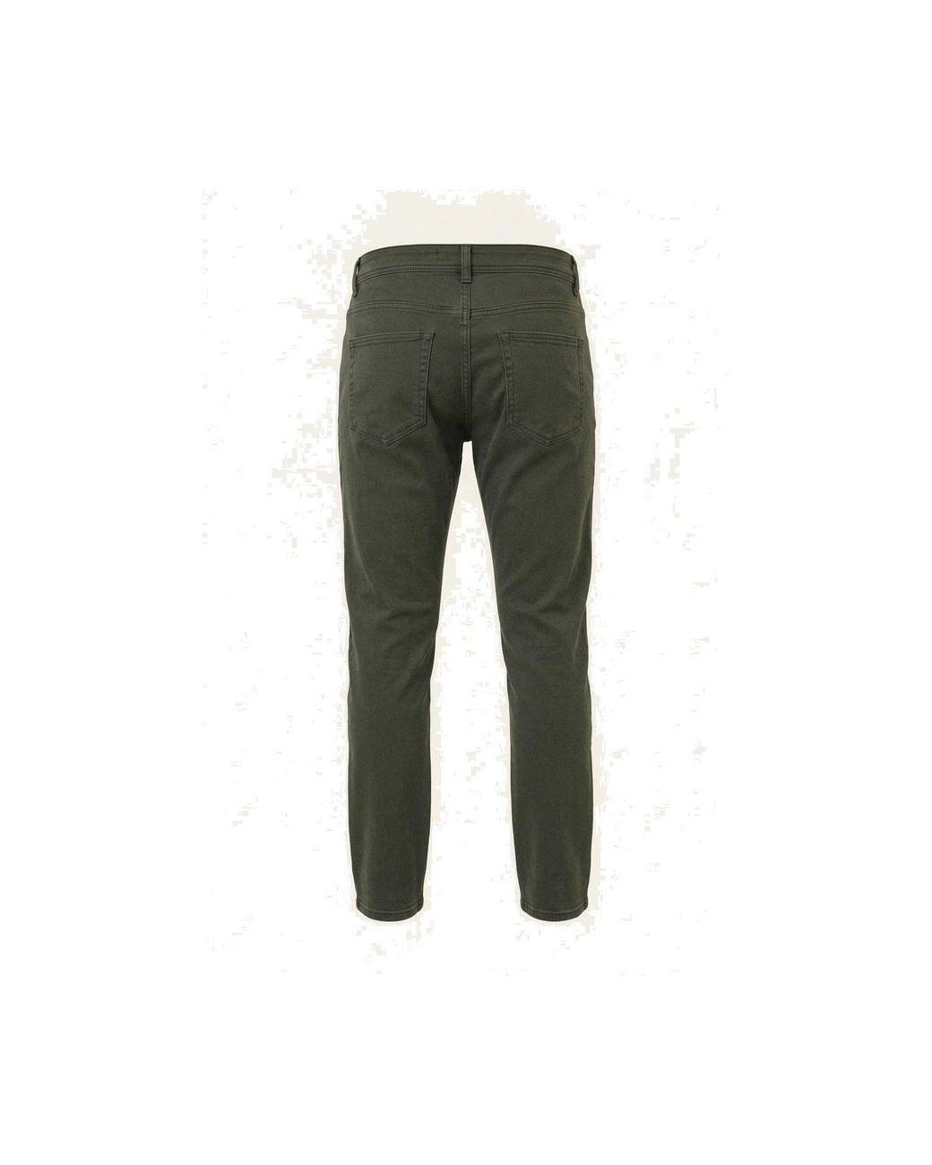 Ron Tomson Green Super Soft 5-Pocket Style Pants for men