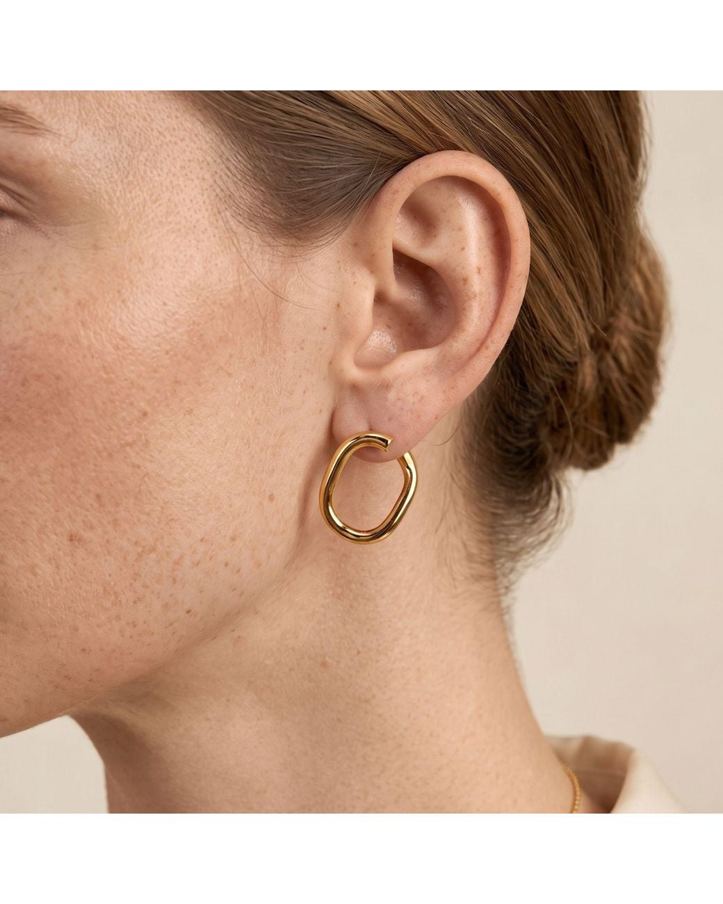 Jaredjamin White Billie Stud Post Earrings