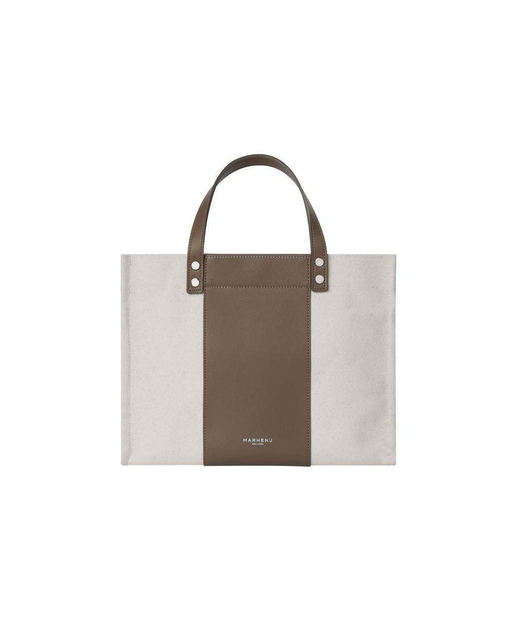 MARHEN.J Brown Neutrals Canvas Shoulder Bag Kai