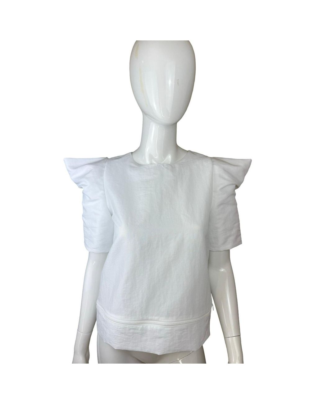 SNIDER Blue Deconstructed Top