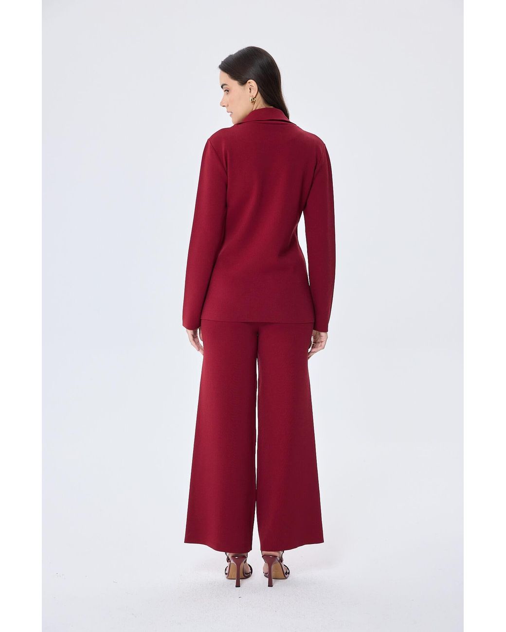 Peraluna Red Katherine Blazer Jacket