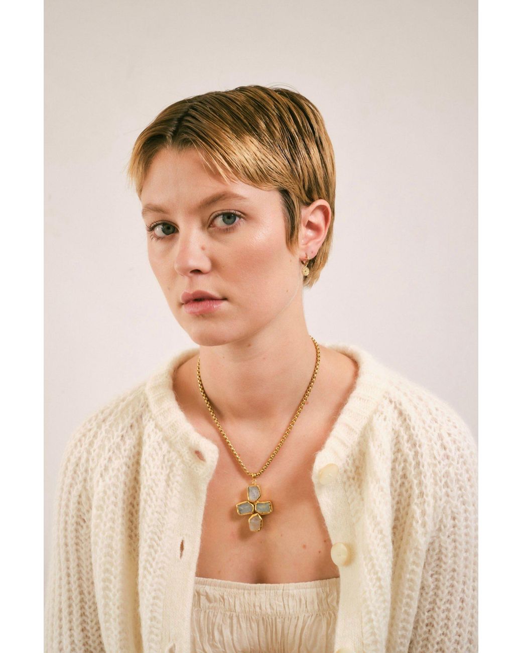 Isolated Jewellery Metallic Roma Earrings
