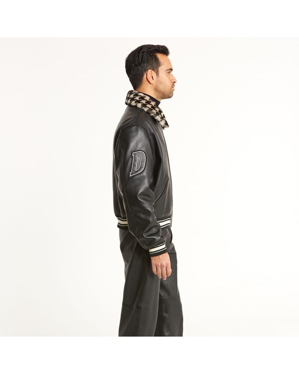 Von Der Sebastian Black Olimpio Jacket for men