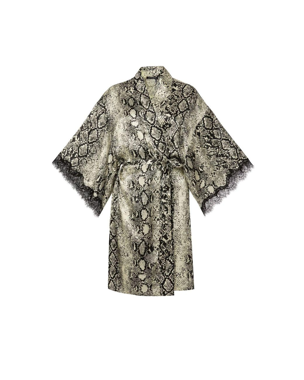 SAINTED SISTERS White Scarlett Robe Ivory Snake