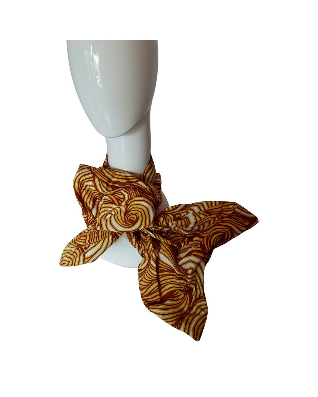 Romer Millinery Brown Twisturban Turban Blond Cartoon Curls Coiffure