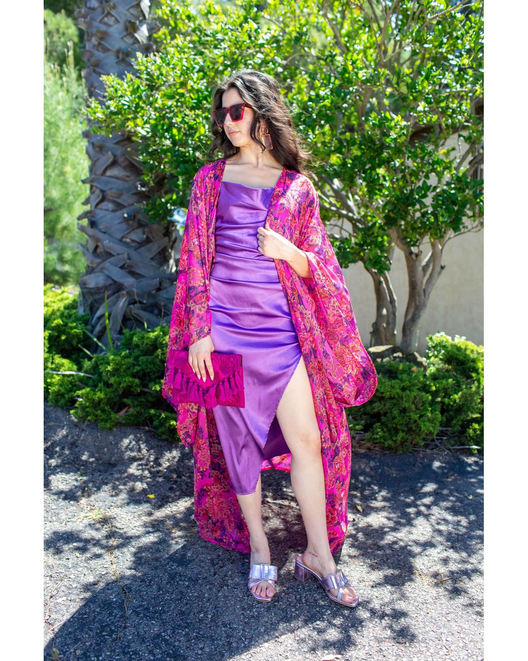 Jennafer Grace Red Orleans Kimono