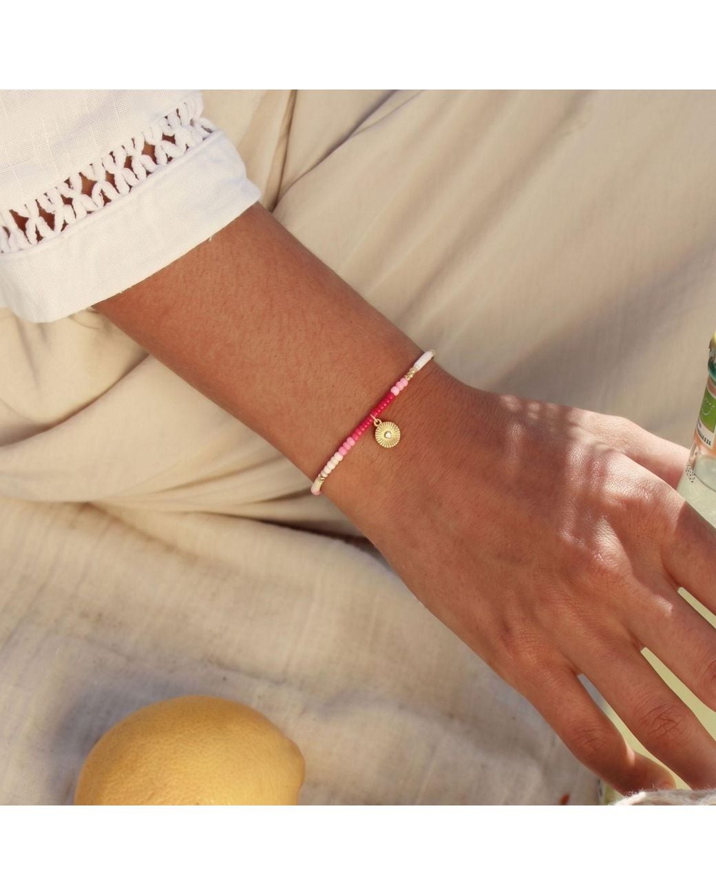 With Love Darling Metallic Innovation Beaded Bracelet