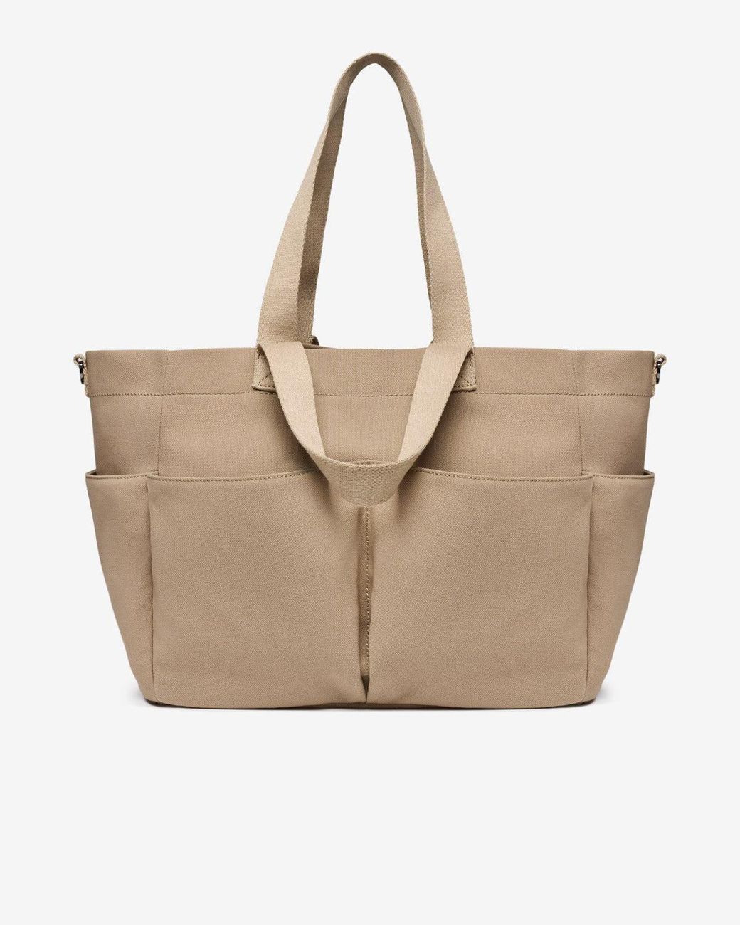 Tiba + Marl Natural T+M Canvas Pocket Tote Desert