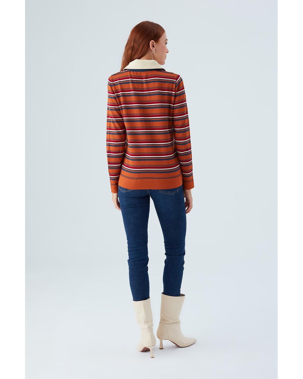 Peraluna Harper Fine Embroidered Knitted Blouse