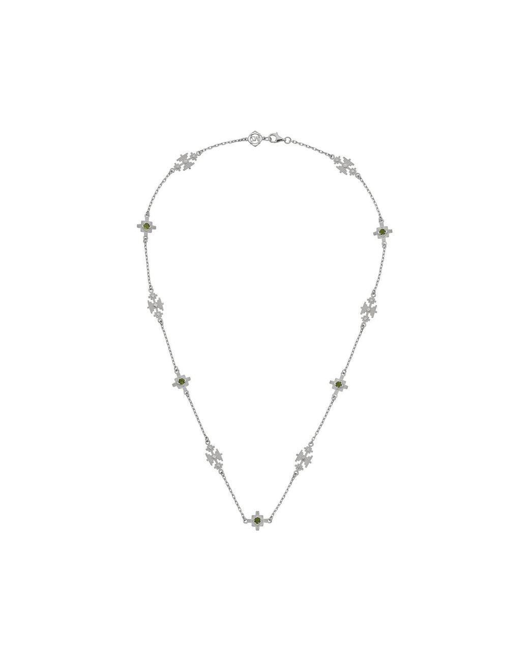 Zoe & Morgan Metallic Ayllu Necklace Chrome Diopside
