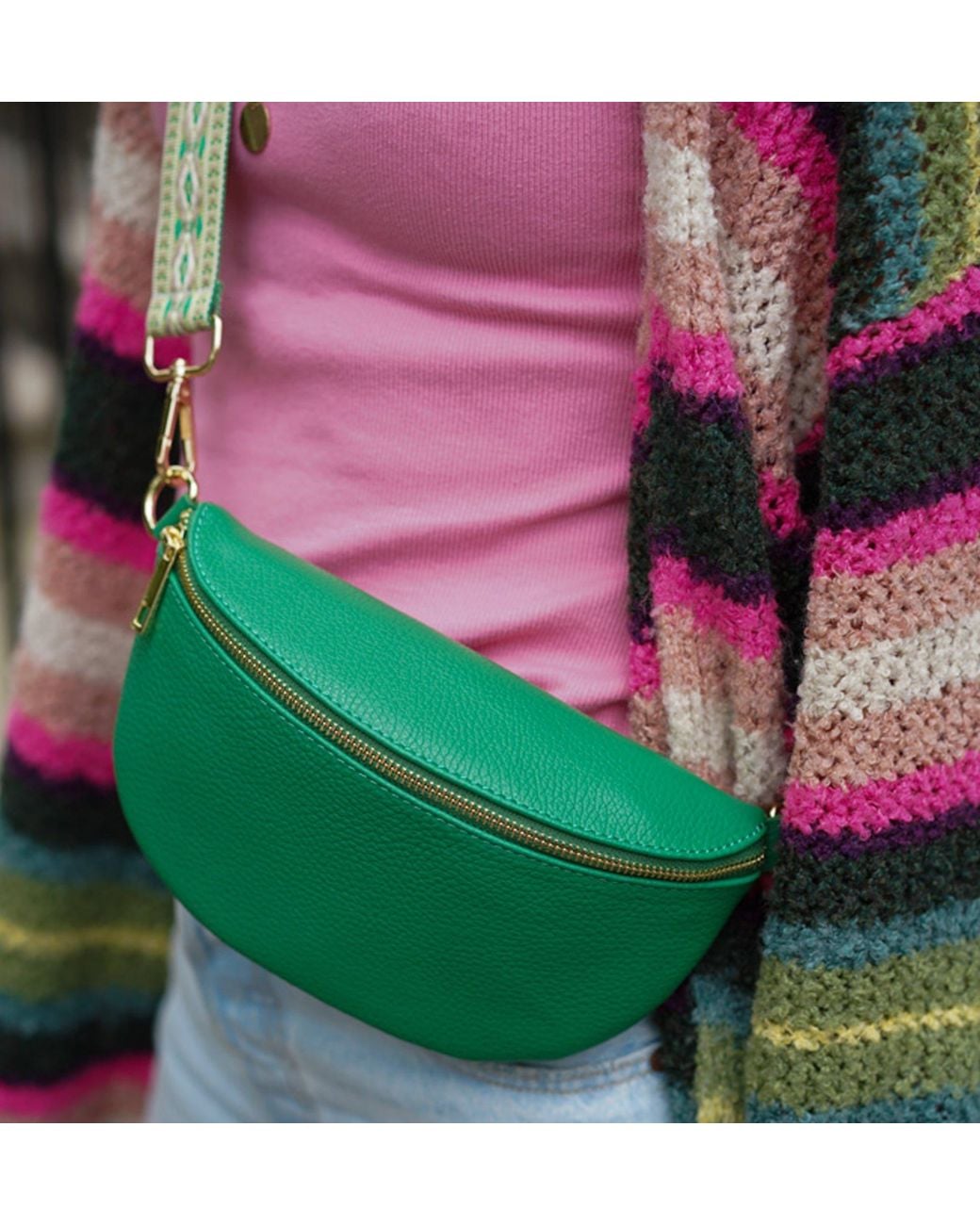 Betsy & Floss Brown Zadar Crossbody & Waist Bag