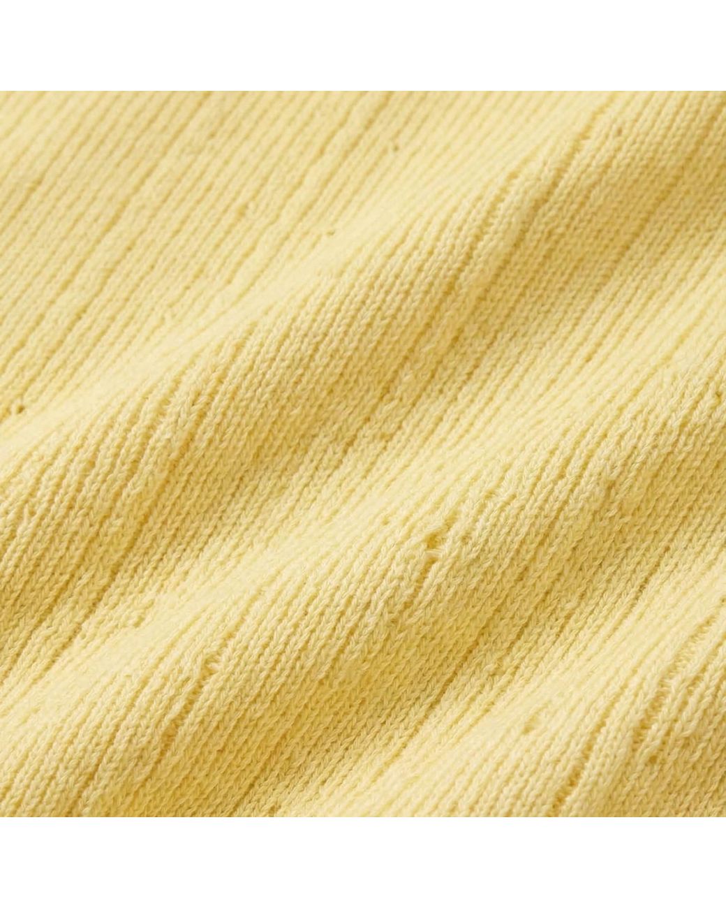 Modenaire Yellow Ribbed Knit Midi Dress