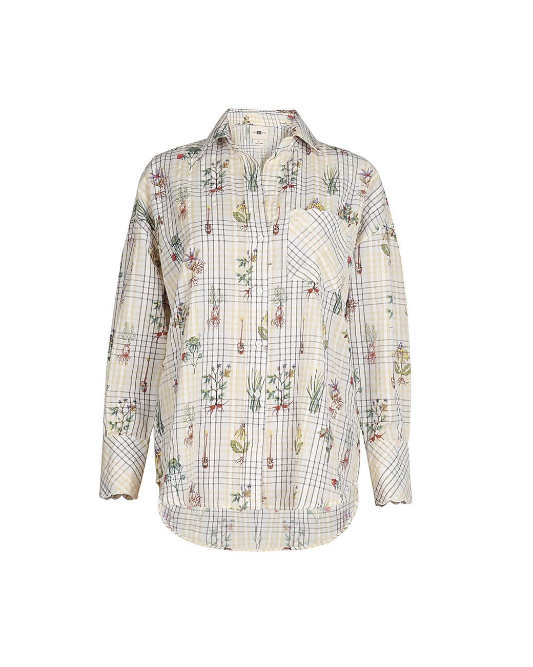 Em & Shi White Healing Herbs Shirt