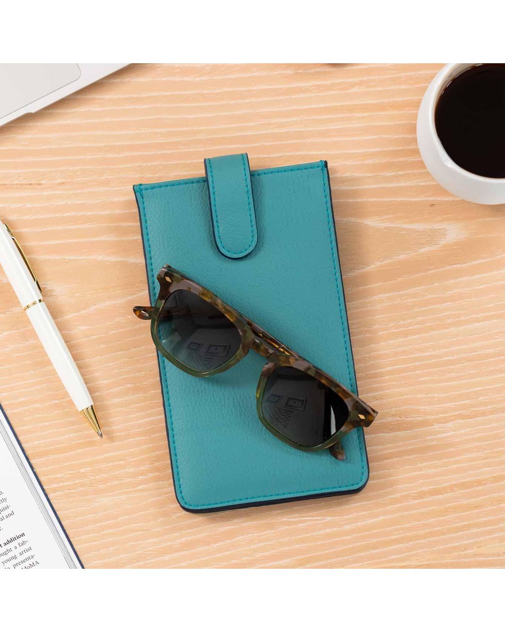 Pack'n Travel Green Glasses Case