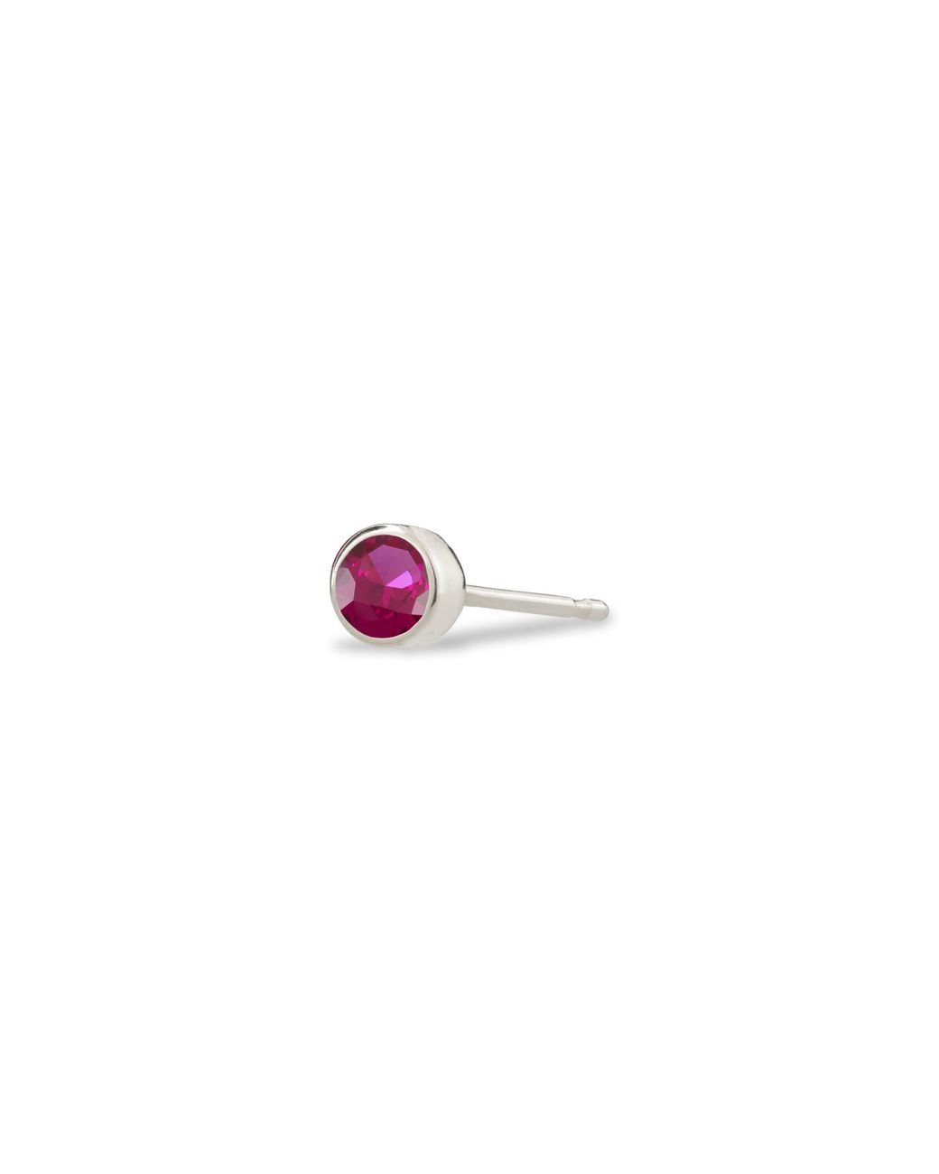 Maya Brenner Pink Birthstone Stud