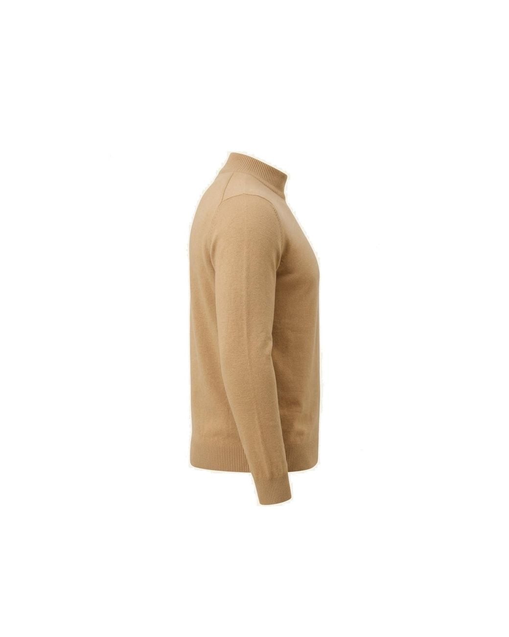 Ron Tomson Natural Neutrals Mock Neck Relaxed Sweater for men