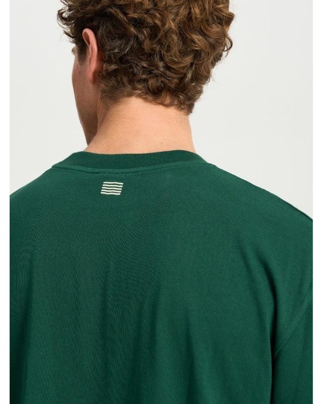 Bondi Active Green Cursive Tee for men
