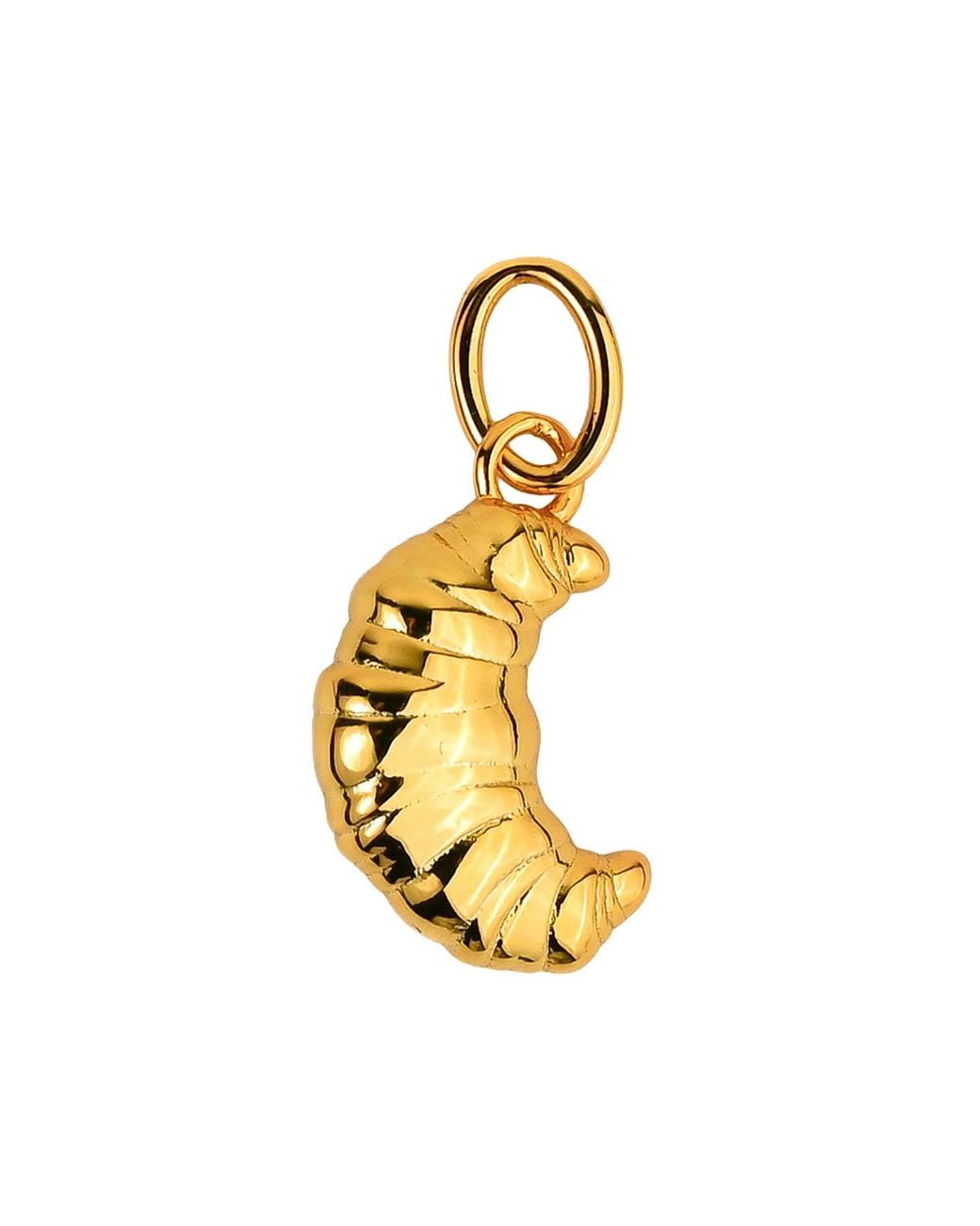 Zynnia Collective Metallic Croissant Charm