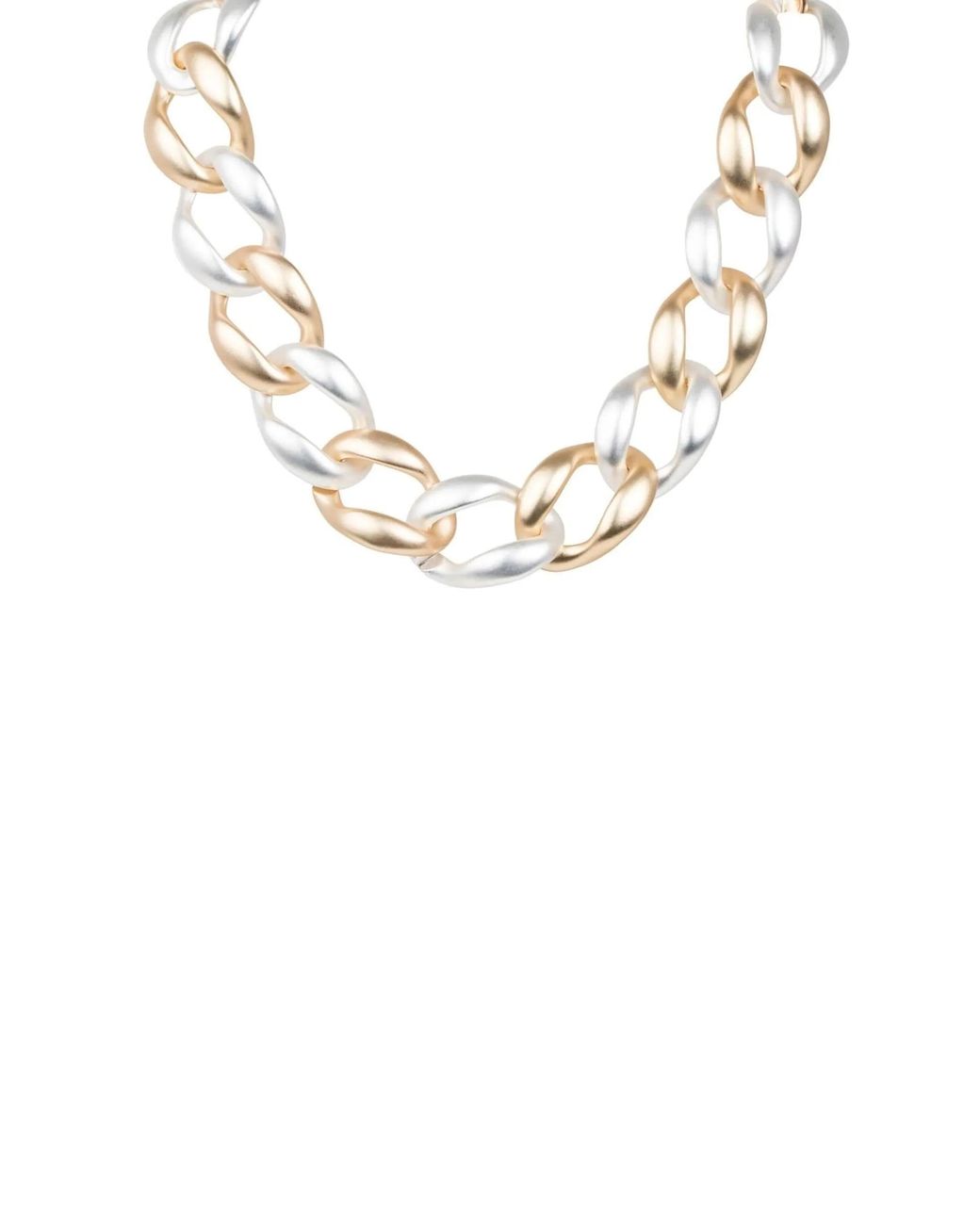 Saachi White And Chunky Necklace
