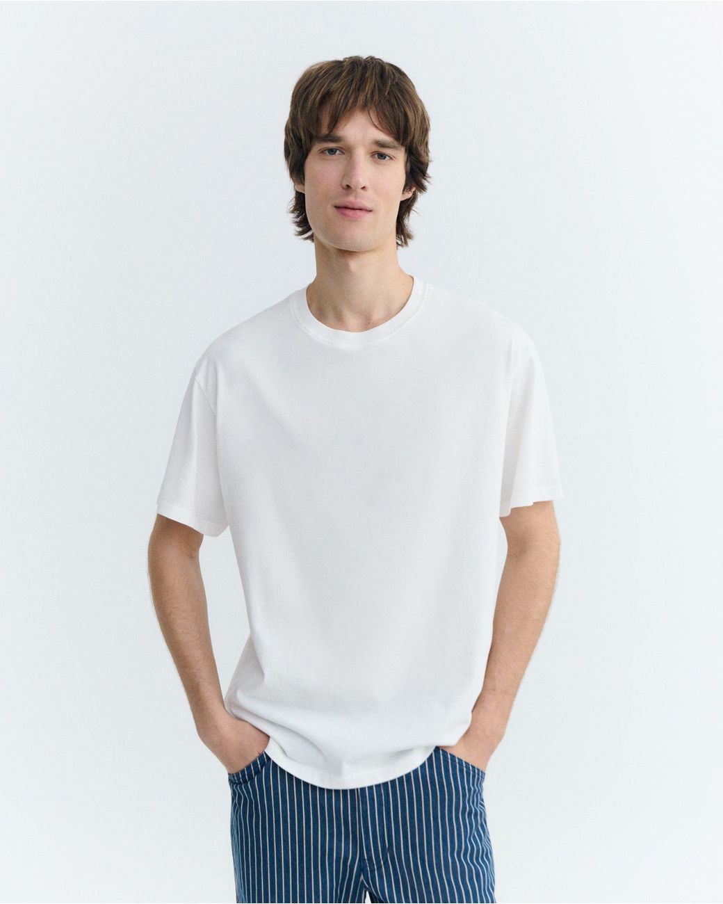 Thinking Mu White People Aaron T-Shirt for men