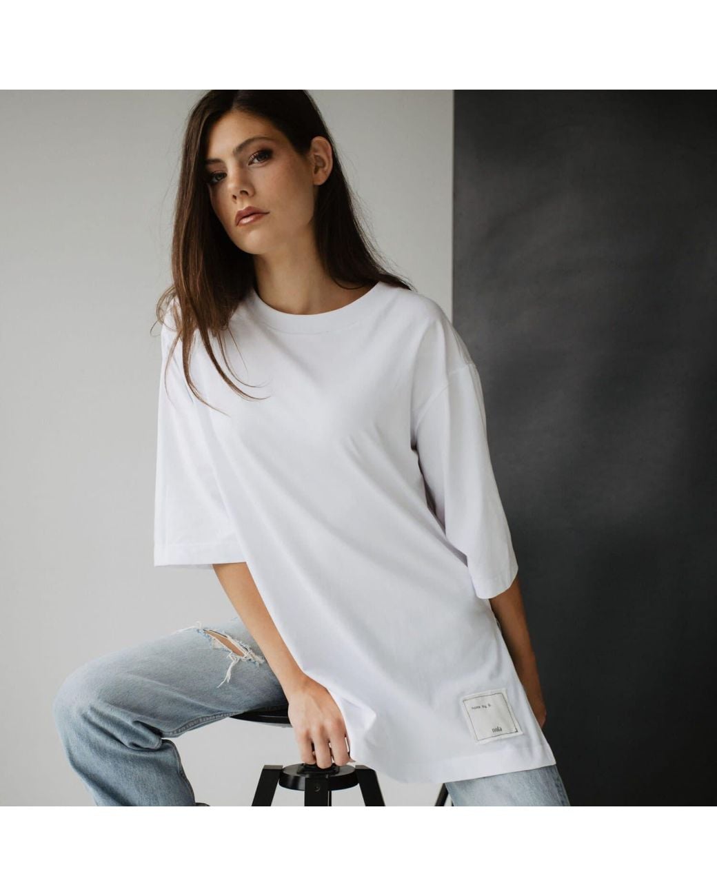 Nola White Ria T-Shirt