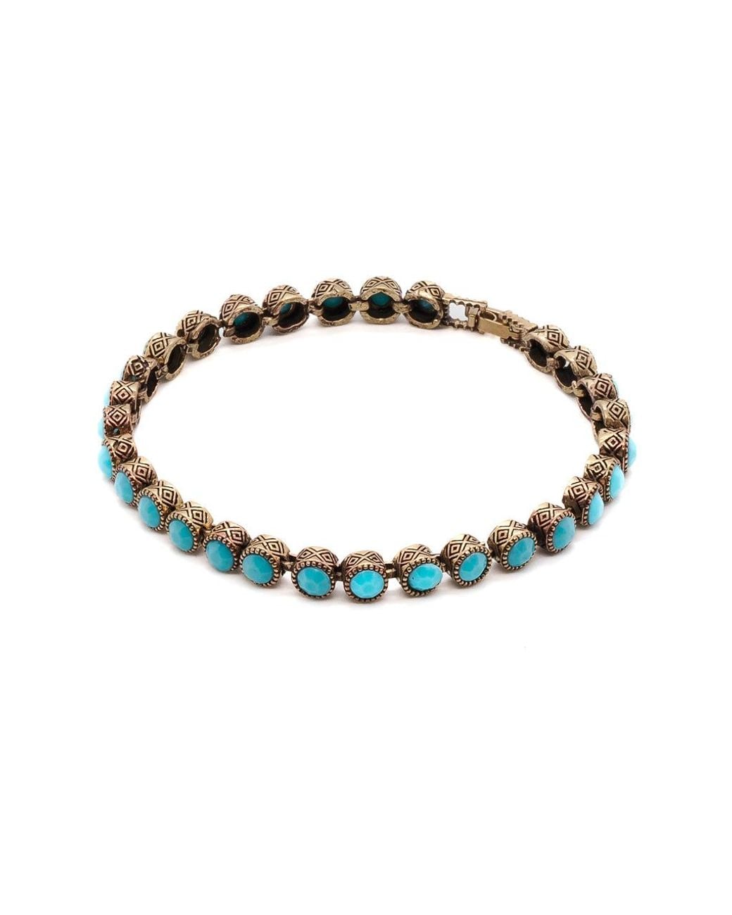 Ebru Jewelry Blue Tennis Bracelet
