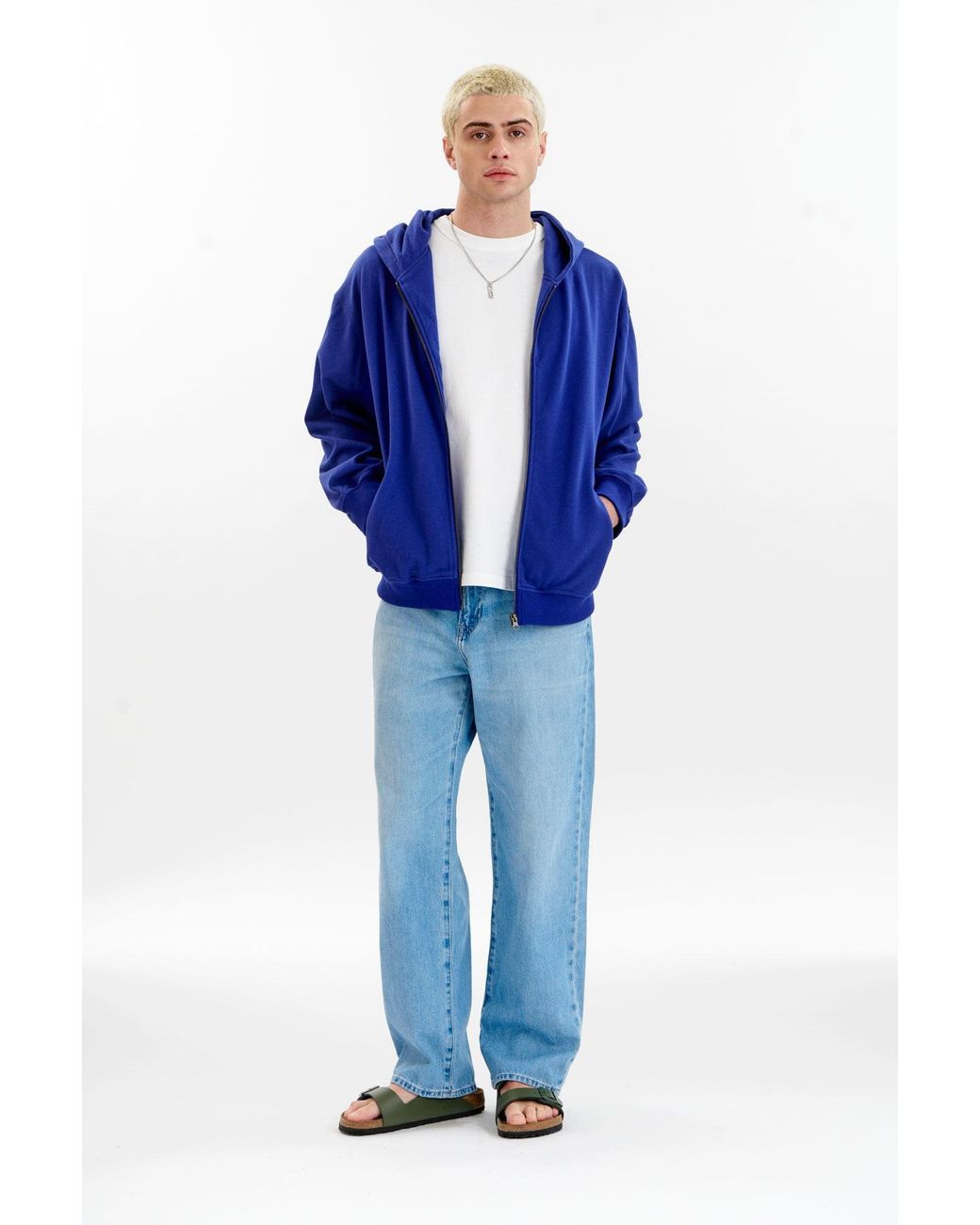 Komodo Blue Luca Organic Cotton Hoody for men