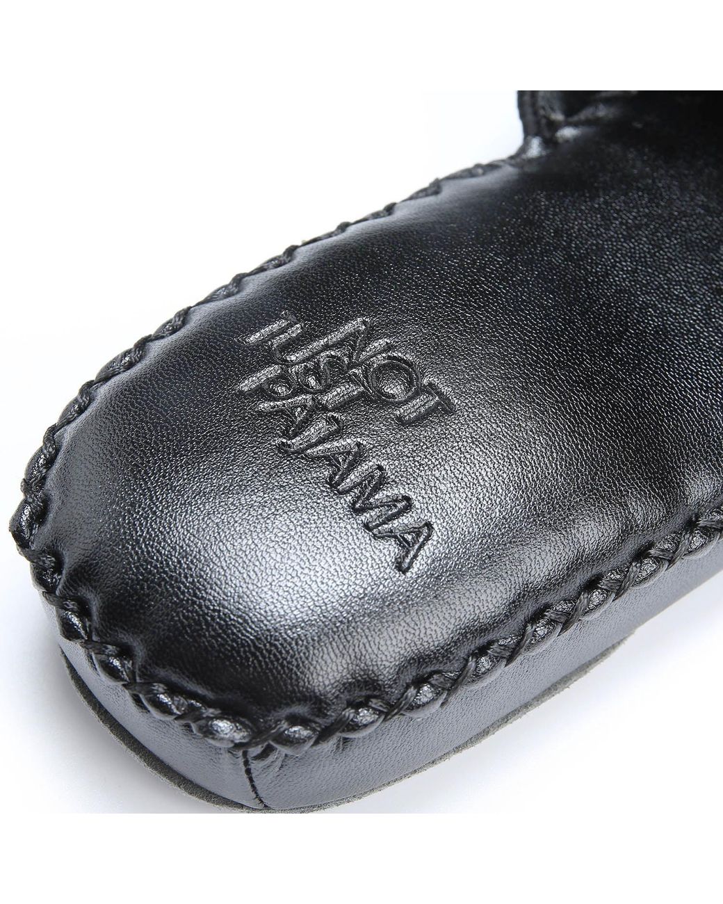 NOT JUST PAJAMA Black Classic Handmade Slippers
