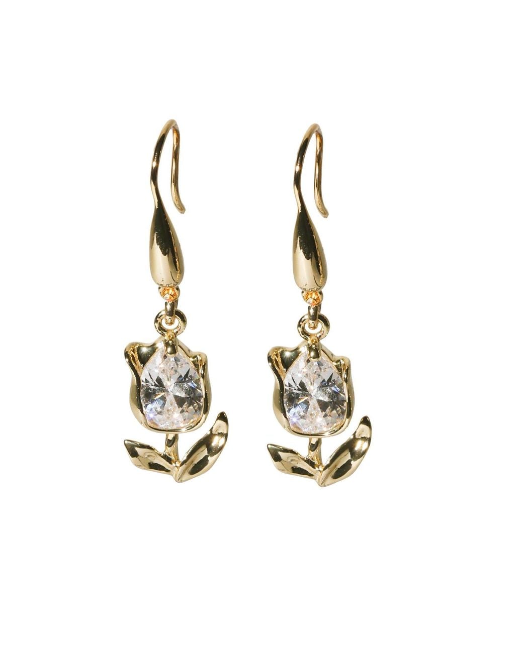 Studio Baloge Metallic Jardin Drop Earrings