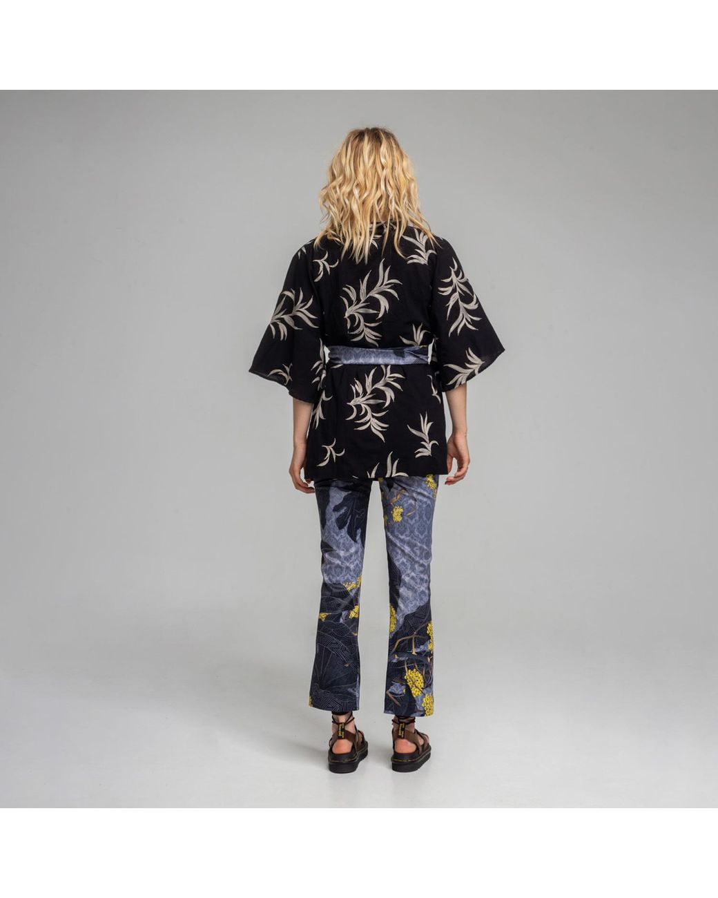 ARTISTA Blue Diana Printed Hendrix Pants