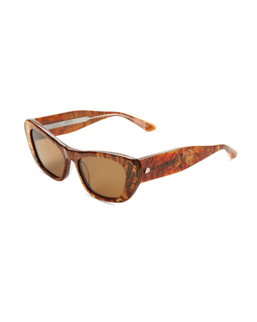 The Avantguard Brown Neroli Golden Tort Cat Eye Sunglasses