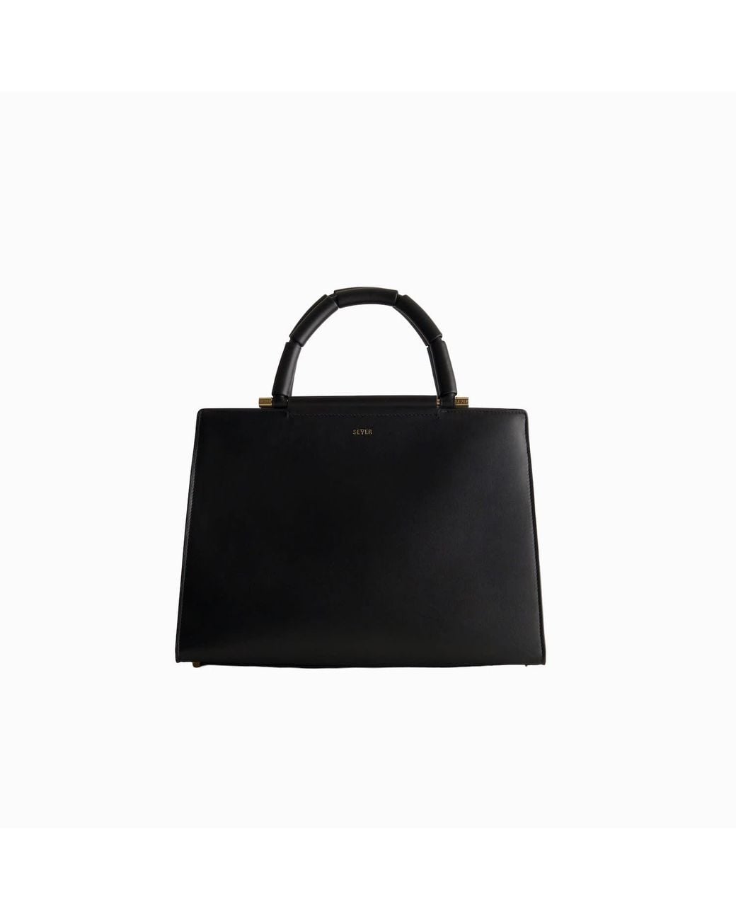 Seyer Black Segment Duet Tote Bag, Medium