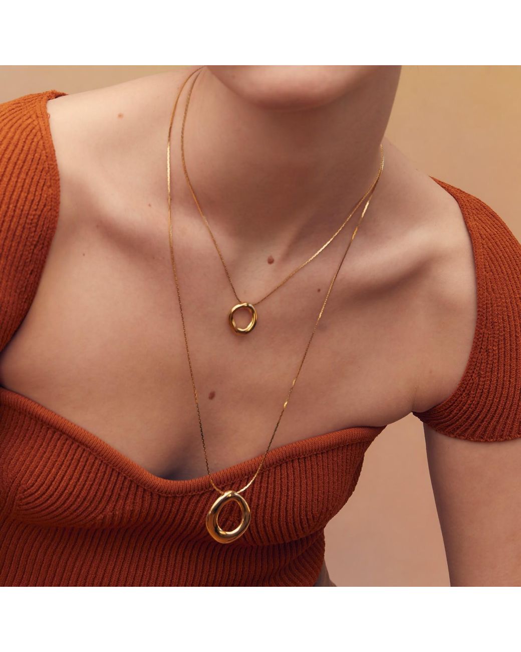 Biko Jewellery Metallic Cora Pendant Large