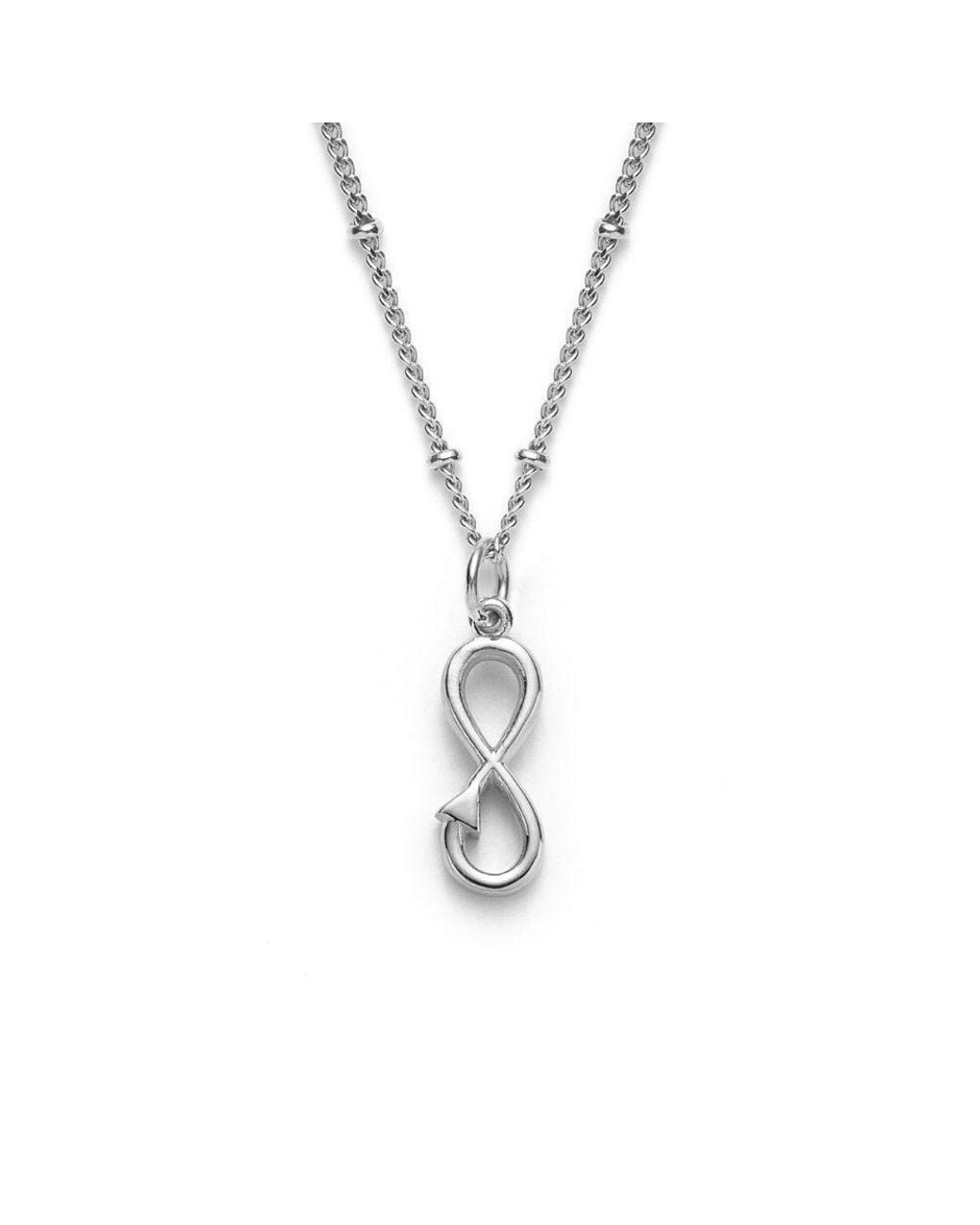With Love Darling Metallic Infinity Necklace