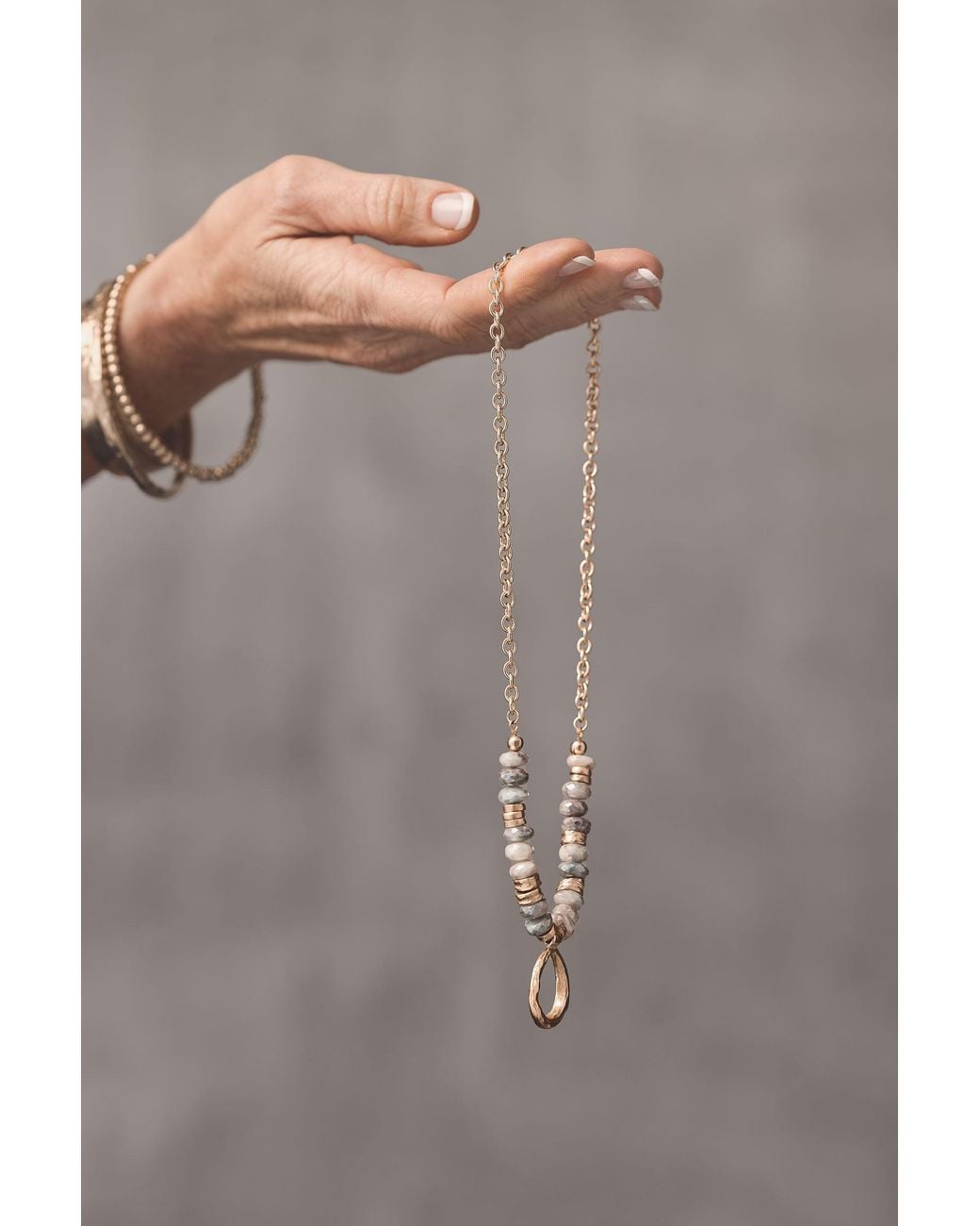 Collection 1304 Metallic Celeste Bronze Necklace