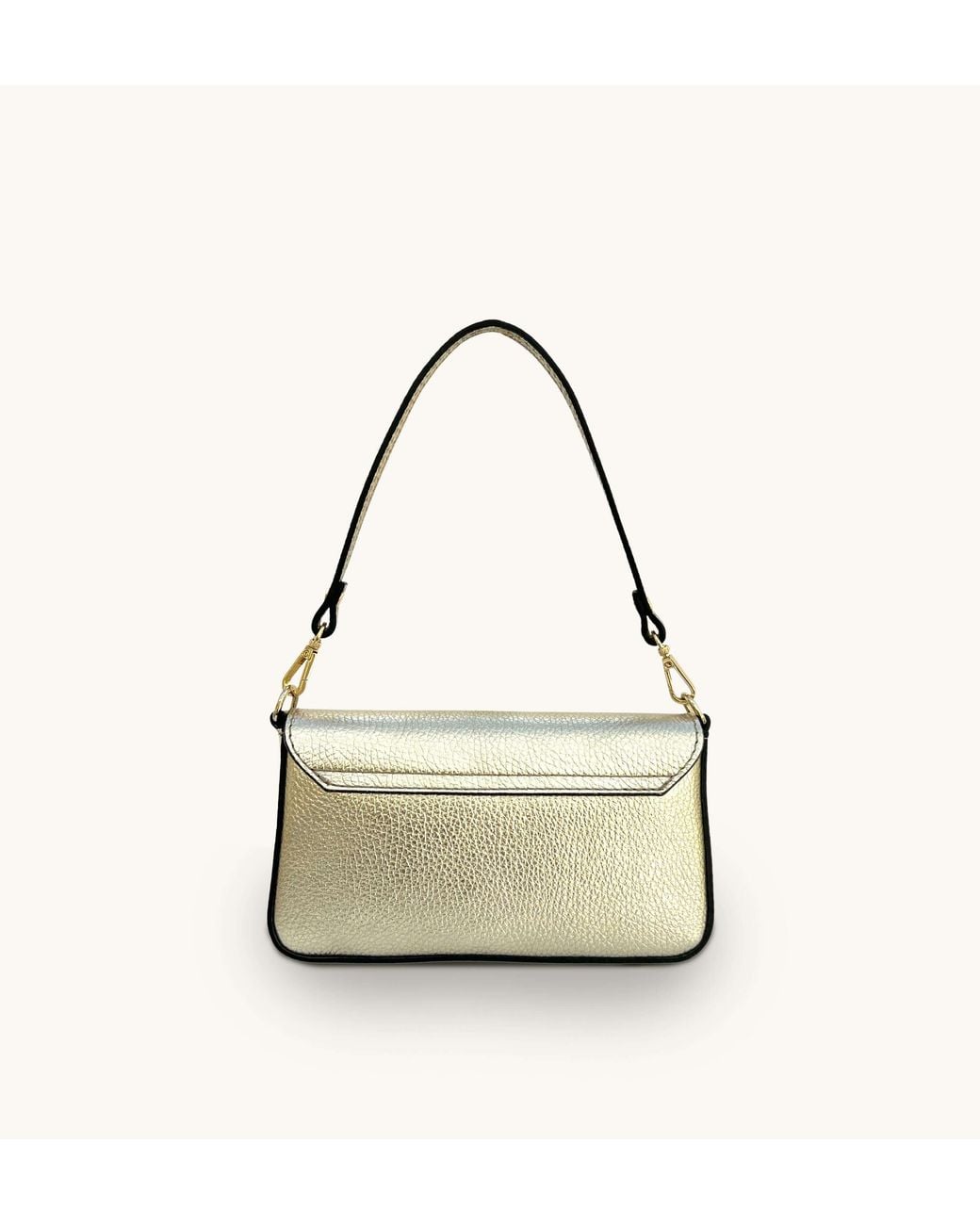 Apatchy London Metallic The Munro Leather Shoulder Bag