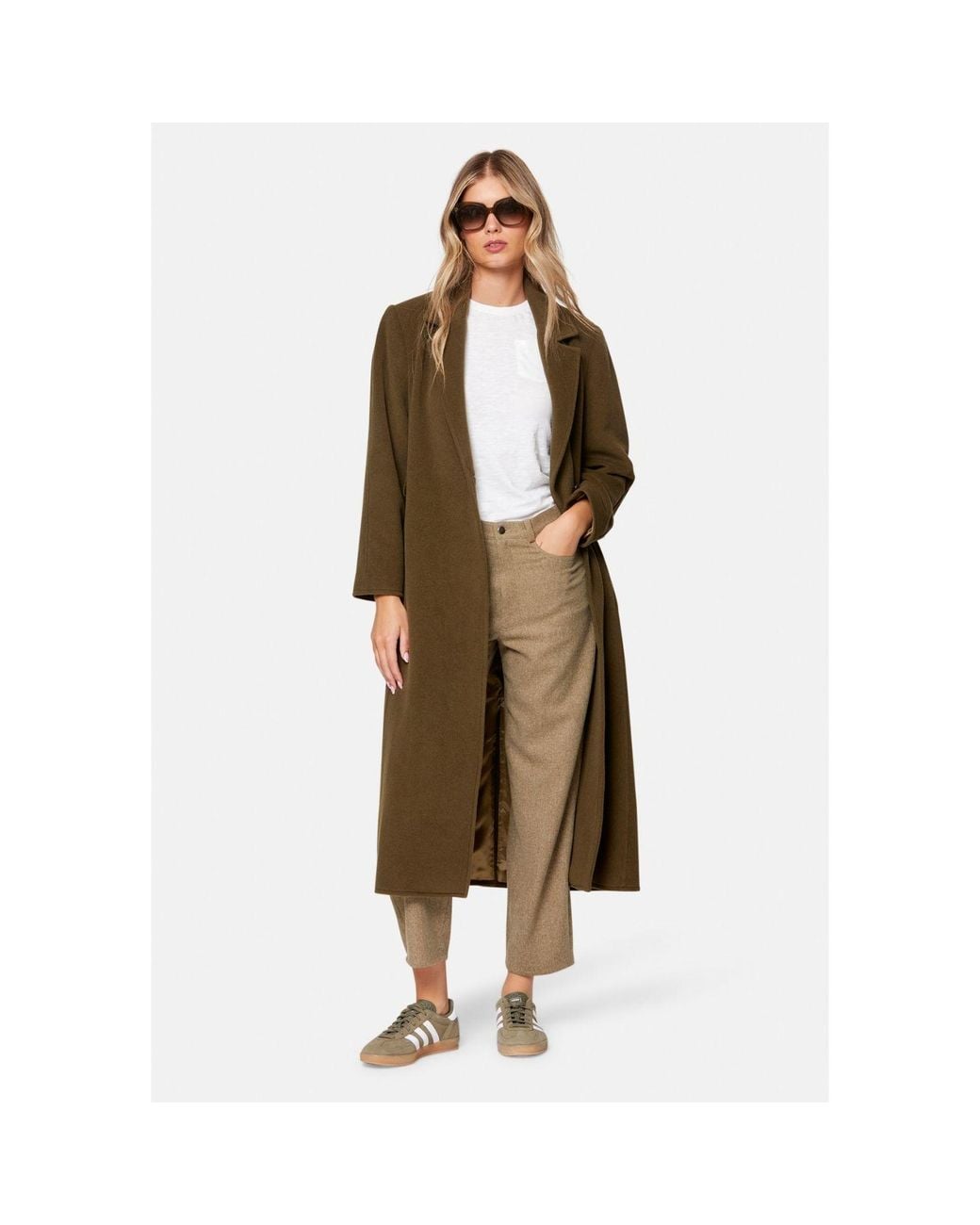 Helen Mcalinden Natural Mikaela Soft Umber Coat