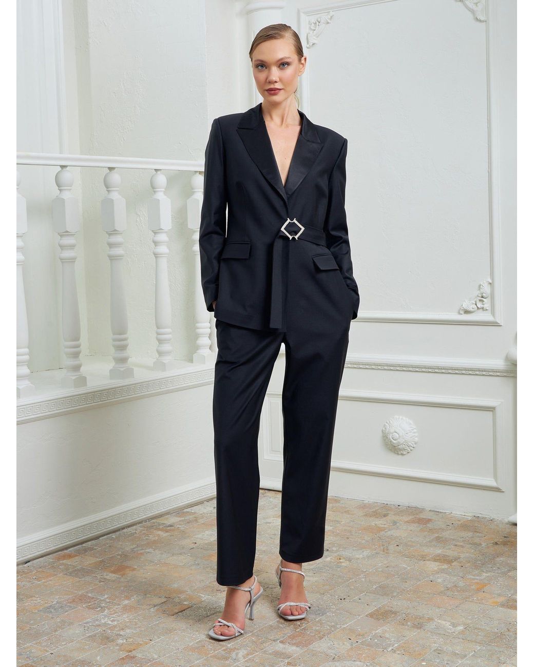 Lumina Eligma Black Onyx Jumpsuit Suit