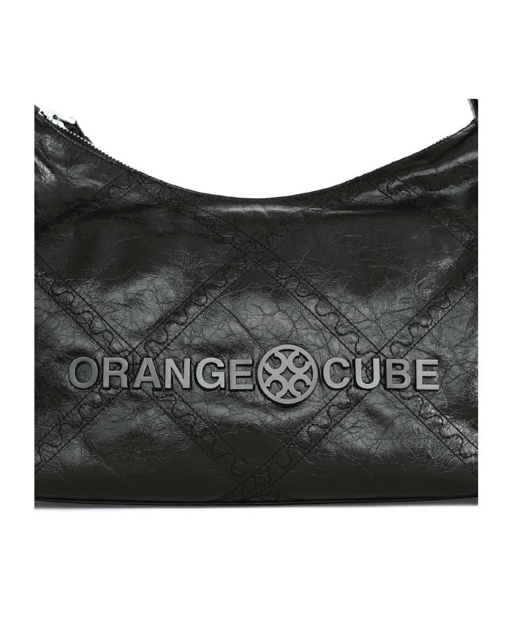 Orange Cube Black Metropolitan City Bag