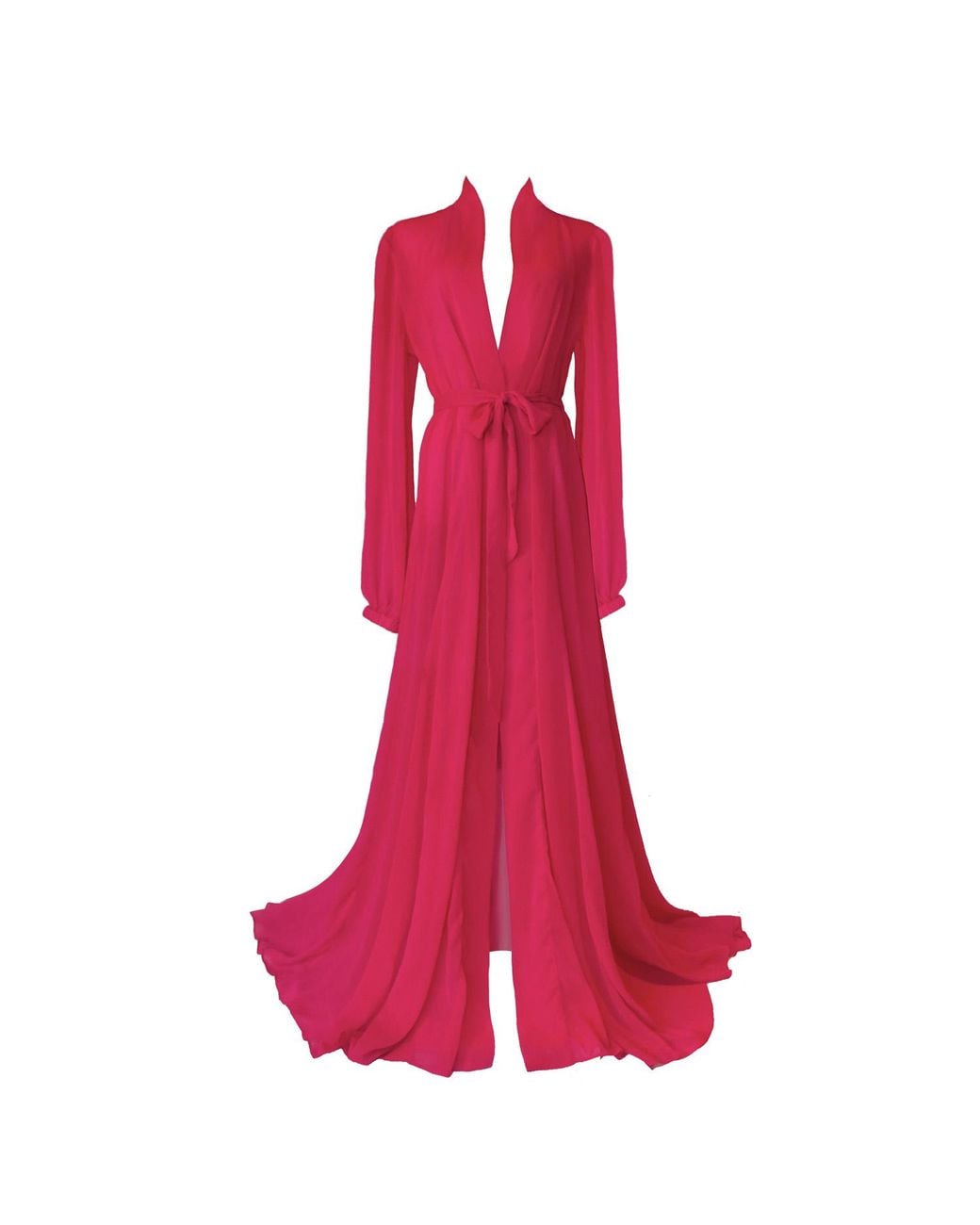 Ak Royalty Resortwear Red Alexis Beach Gown Hot