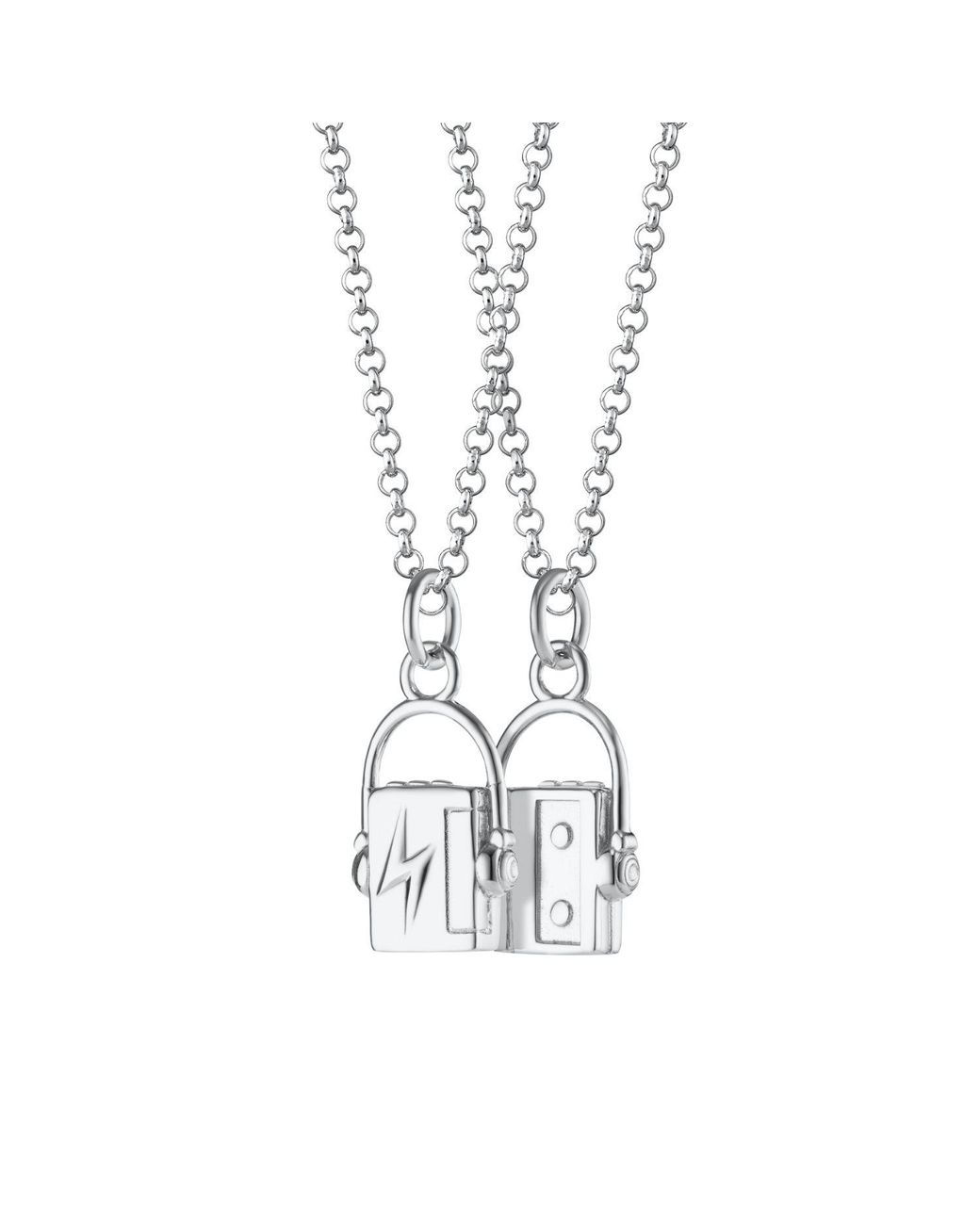 Scream Pretty Metallic Walkman Charm Necklace