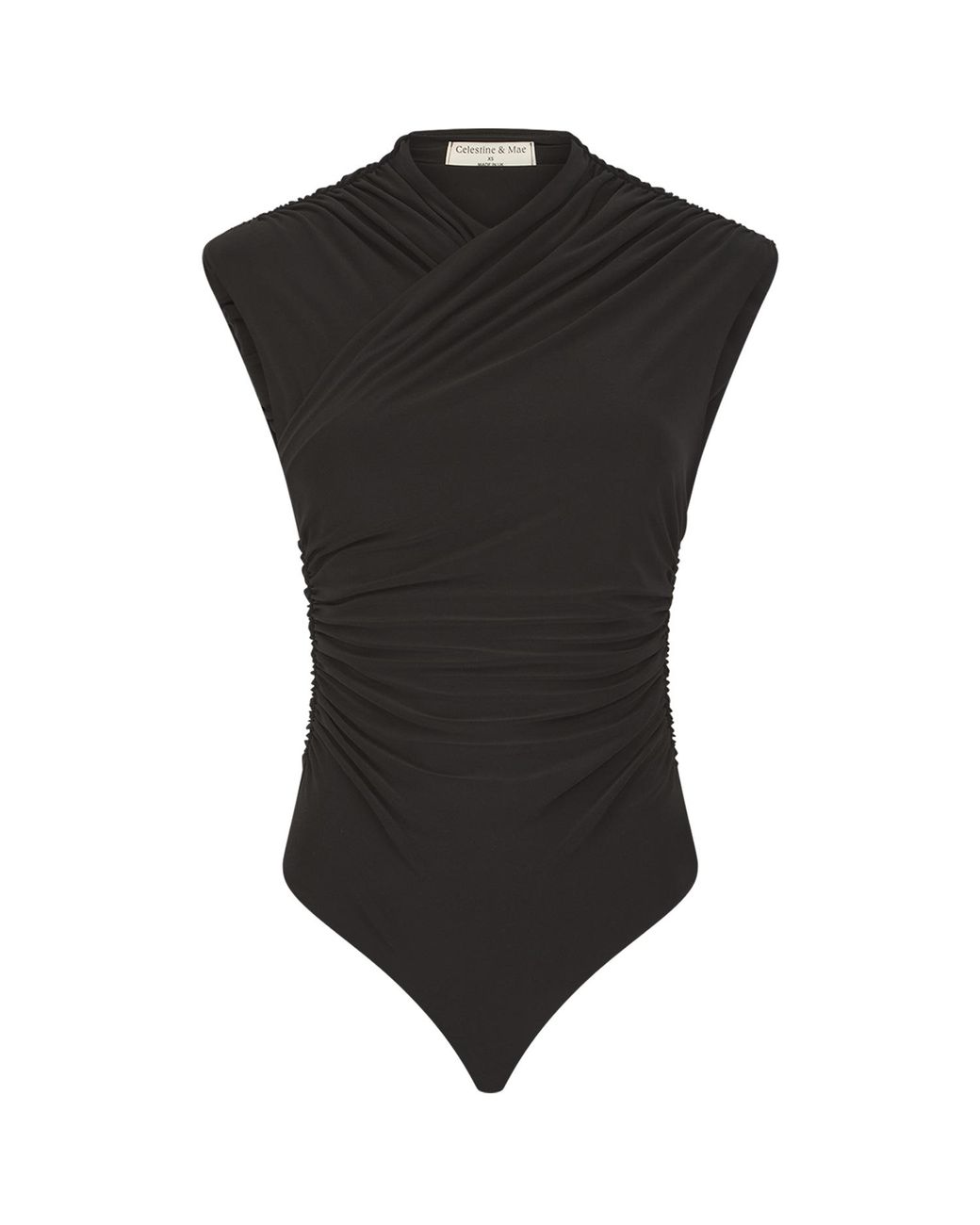 Celestine & Mae Black Azalea Bodysuit
