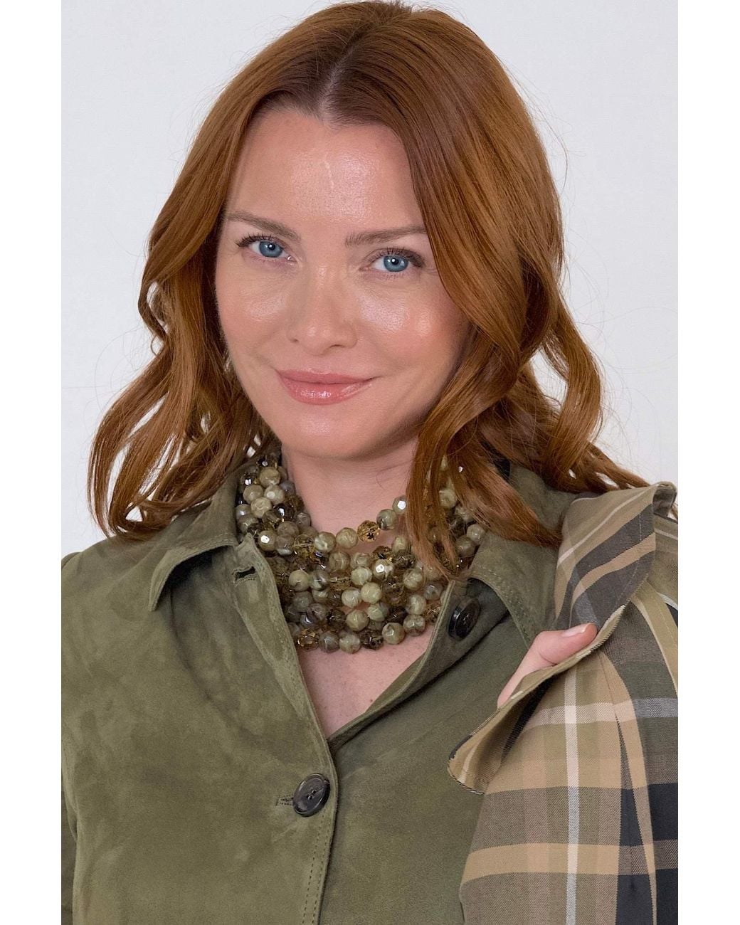 Fairchild Baldwin Metallic Neutrals Bella Two Tone Khaki Necklace