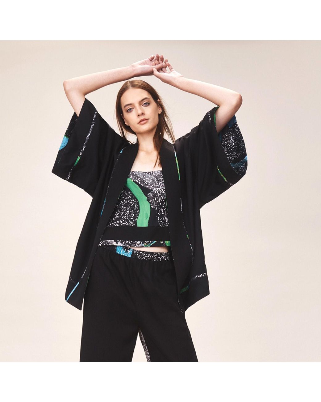Crono Zee Black Bleu Reversible Top
