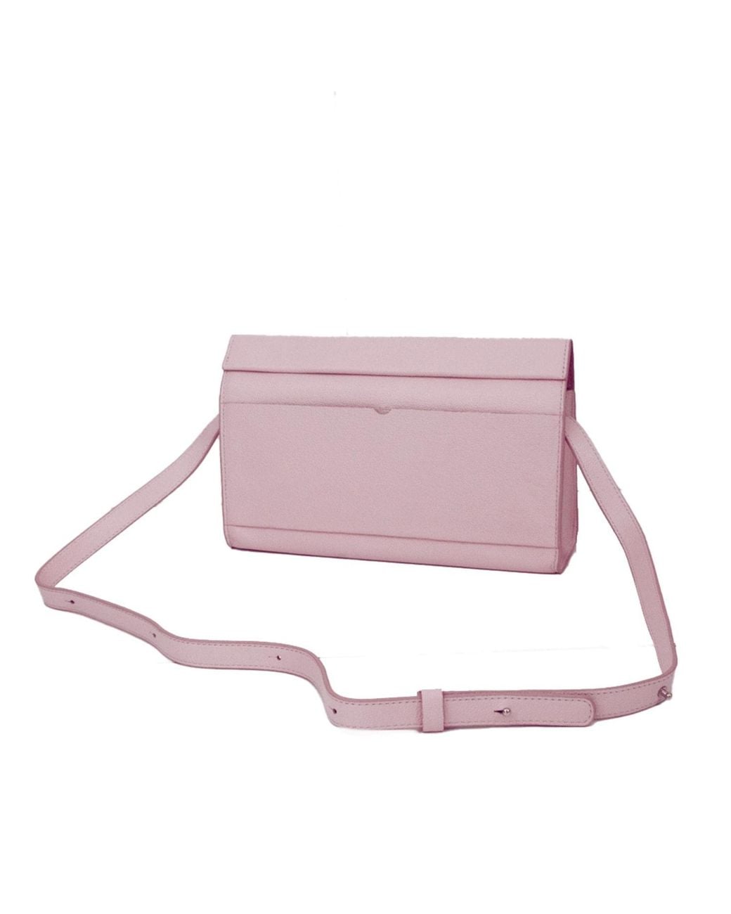 godi. Pink The Christy Handmade Adjustable Leather Shoulder Bag